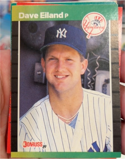 1989 Donruss #481 Dave Eiland — front
