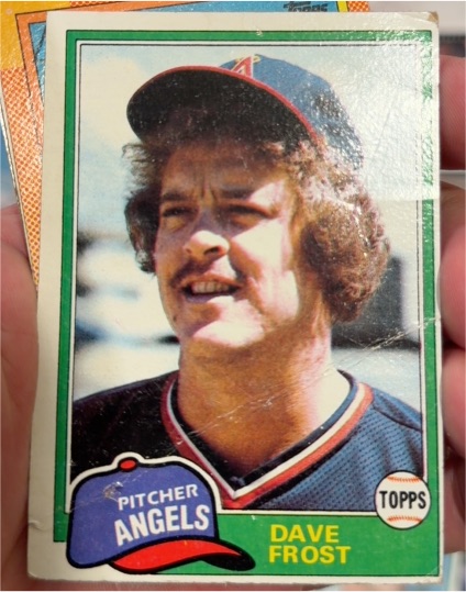 1981 Topps #286 Dave Frost — front