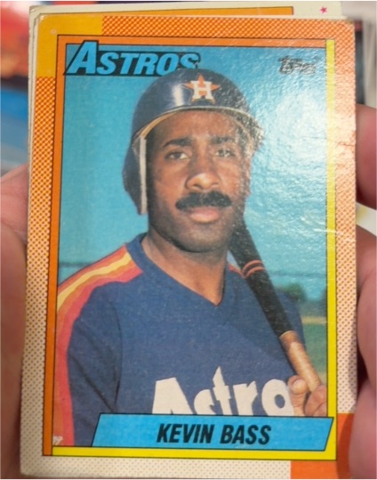 1990 Topps #281 Kevin Bass Houston Astros — front