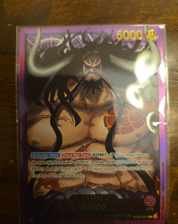 2024 One Piece Card Game ST04-001 Kaido — front
