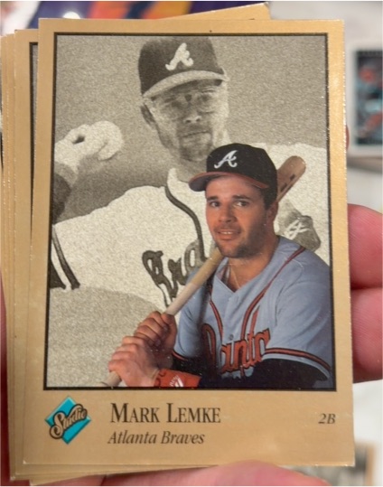 1992 Leaf Studio #6 Mark Lemke — front