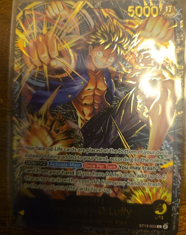 One Piece Card Game ST13-003 Monkey D. Luffy — front