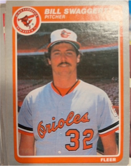 1985 Fleer #193 Bill Swaggerty — front