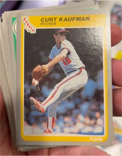 1985 Fleer #305 Curt Kaufman — front