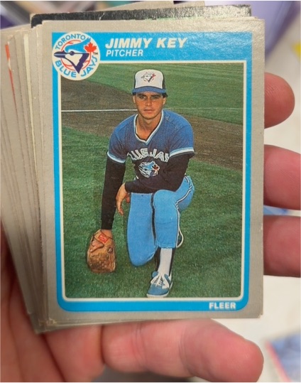 1985 Fleer #110 Jimmy Key — front
