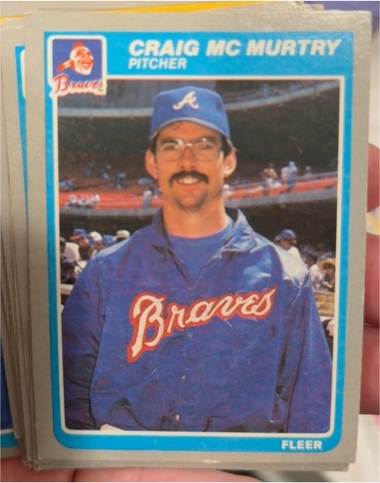 1985 Fleer #333 Craig McMurtry — front