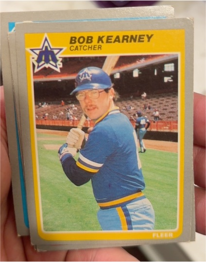 1985 Fleer #491 Bob Kearney — front