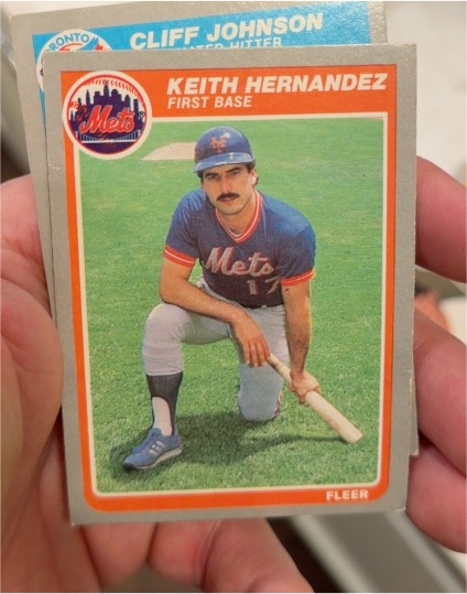 1985 Fleer #85 Keith Hernandez — front
