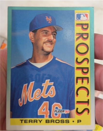 1992 Fleer #653 Terry Bross — front