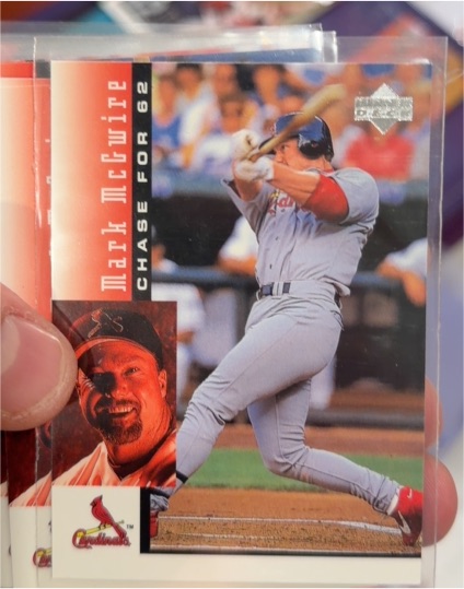 1998 Upper Deck #6 Mark McGwire Chase for 62 — front