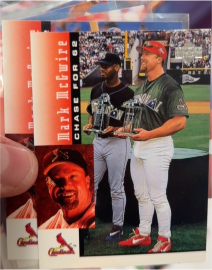 1998 Upper Deck Mark McGwire's Chase for 62 #4 Mark McGwire — front