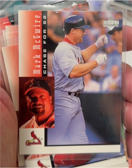 1998 Upper Deck Mark McGwire's Chase for 62 #19 — front