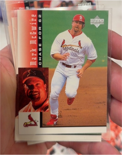 1998 Upper Deck Chase for 62 #24 Mark McGwire — front