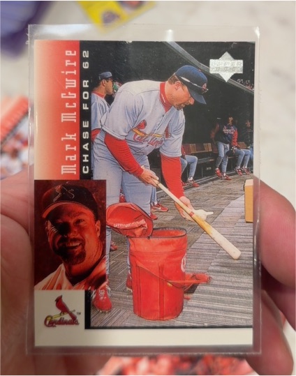 1998 Upper Deck Mark McGwire's Chase for 62 #30 Mark McGwire — front