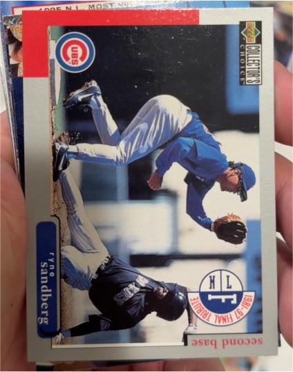 1998 Upper Deck Collector's Choice #55 Ryne Sandberg — front