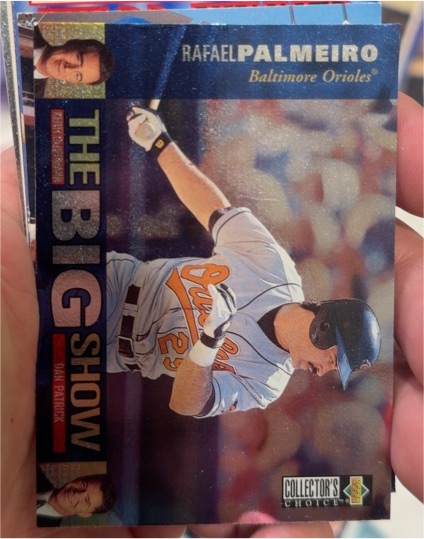 1997 Upper Deck Collector's Choice The Big Show #7 Rafael Palmeiro — front