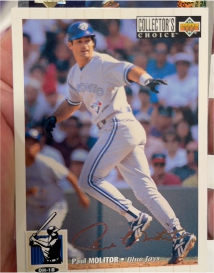 1994 Upper Deck Collector's Choice #208 Paul Molitor — front