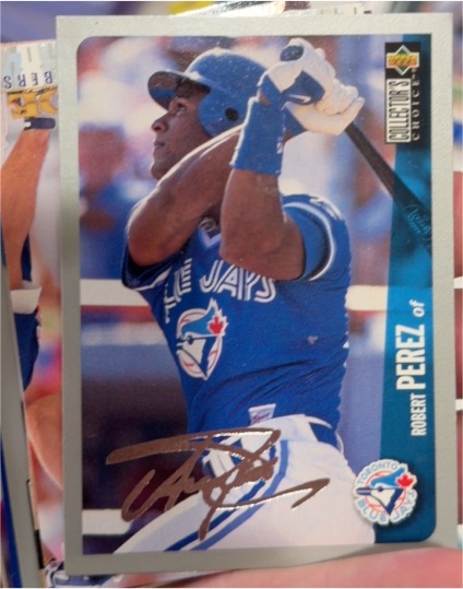 1996 Upper Deck Collector's Choice #747 Robert Perez — front