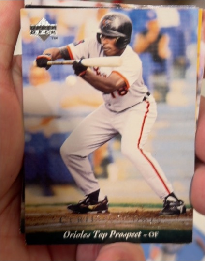 1995 Upper Deck Minors Orioles Top Prospect #58 Curtis Goodwin Bowie Baysox — front