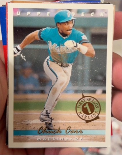 1993 Upper Deck #590 Chuck Carr — front