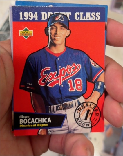 1994 Upper Deck Draft Class #224 Hiram Bocachica — front