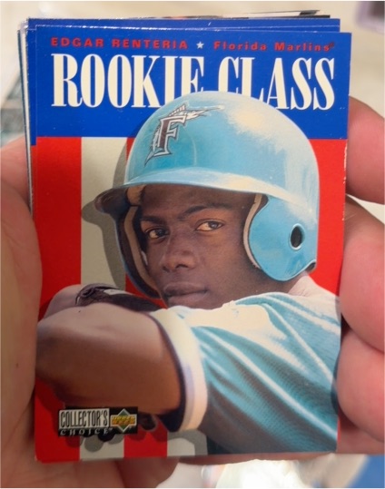 1996 Upper Deck Collector's Choice #446 Edgar Renteria Rookie Class — front