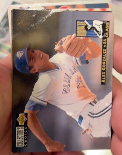 1994 Upper Deck Collector's Choice #8 Alex Gonzalez — front
