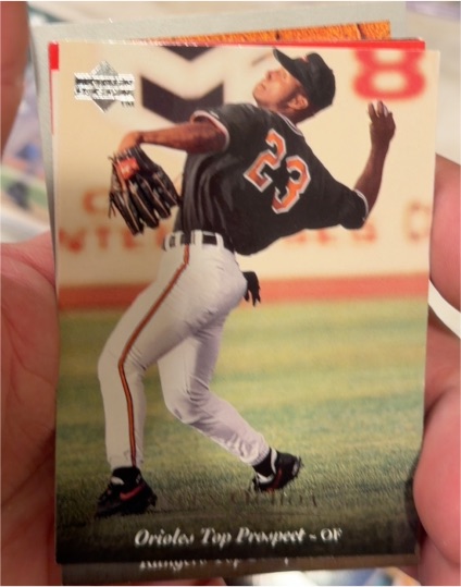 1995 Upper Deck Minor League Top Prospect #127 Orioles Top Prospect — front