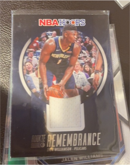 2023-24 Panini NBA Hoops Rookie Remembrance #RR-ZWN Zion Williamson — front