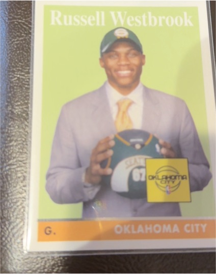 2008-09 Topps 1958-59 Variations #199 Russell Westbrook — front