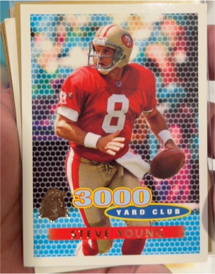 1996 Topps #384 Steve Young — front