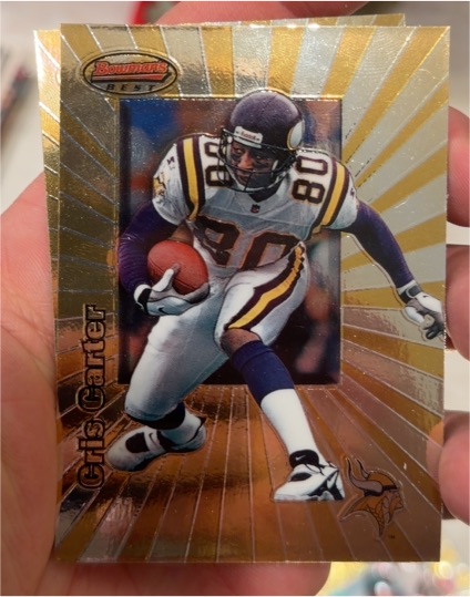 1998 Bowman's Best #28 Cris Carter — front