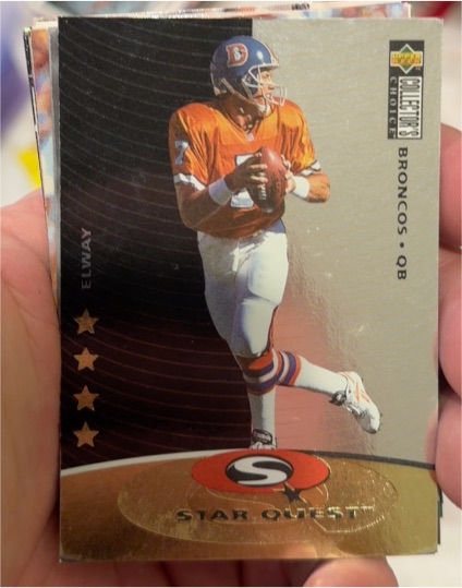 1997 Collector's Choice Star Quest #SQ83 John Elway — front