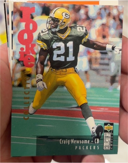 1995 Upper Deck Collector's Choice Update #U19 Craig Newsome — front