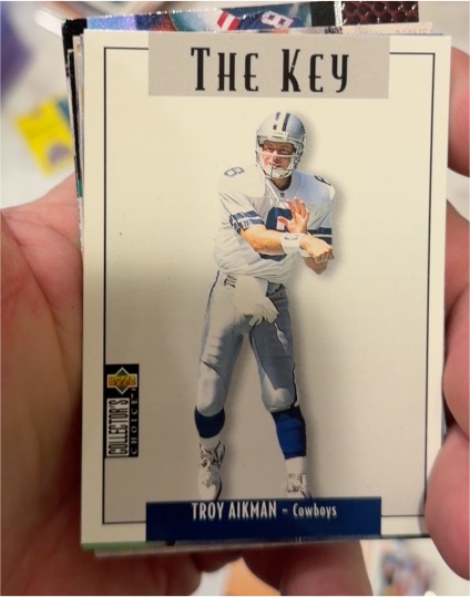 1995 Upper Deck Collector's Choice Update The Key #U64 Troy Aikman — front