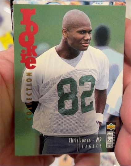 1995 Upper Deck Collector's Choice Update #U47 Chris Jones — front