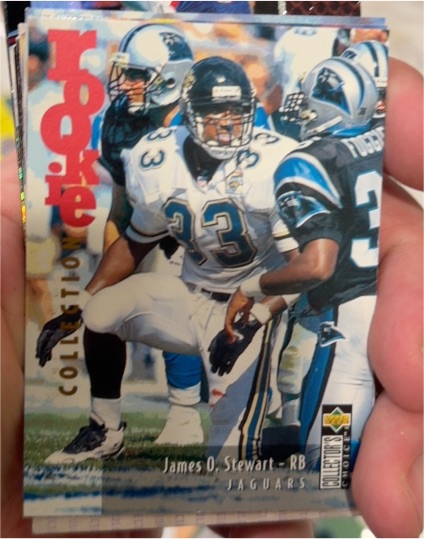 1995 Upper Deck Collector's Choice Update #U28 James O. Stewart — front