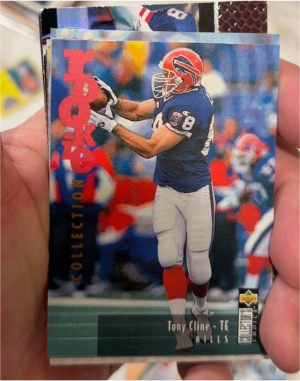 1995 Upper Deck Collector's Choice Update #U6 Tony Cline Rookie — front