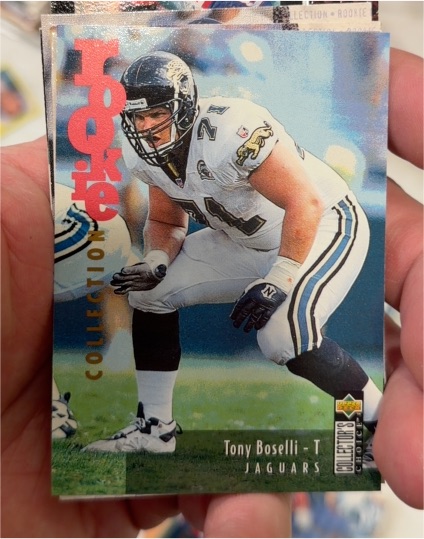 1995 Upper Deck Collector's Choice Update #U26 Tony Boselli — front