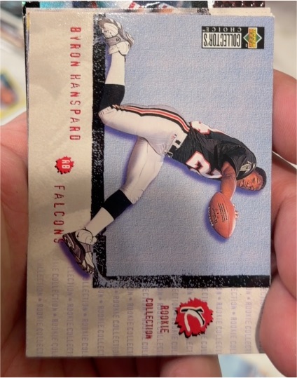 1997 Collector's Choice #333 Byron Hanspard — front