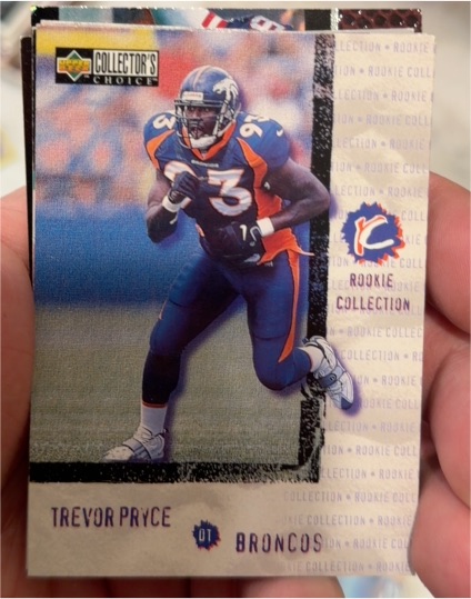 1997 Upper Deck Collector's Choice Rookie Collection #317 Trevor Pryce — front