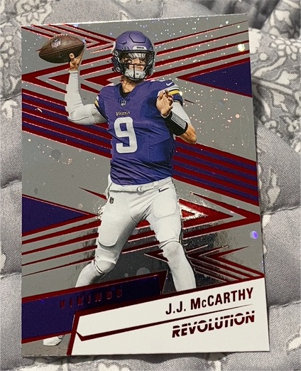 2025 Panini Revolution #138 J.J. McCarthy — front