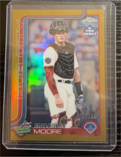 2025 Topps Pro Debut Chrome #PDC-199 Malcolm Moore — front