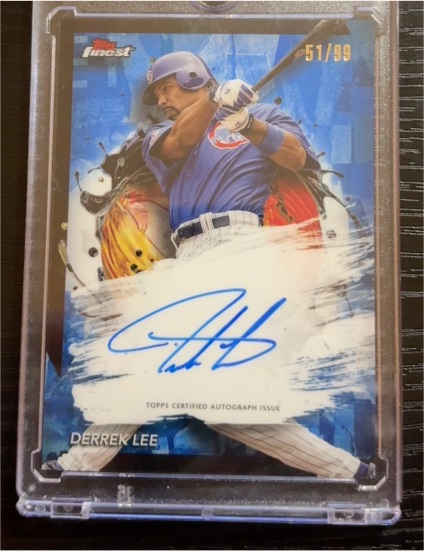 2024 Topps Finest #FA-DL Derrek Lee — front