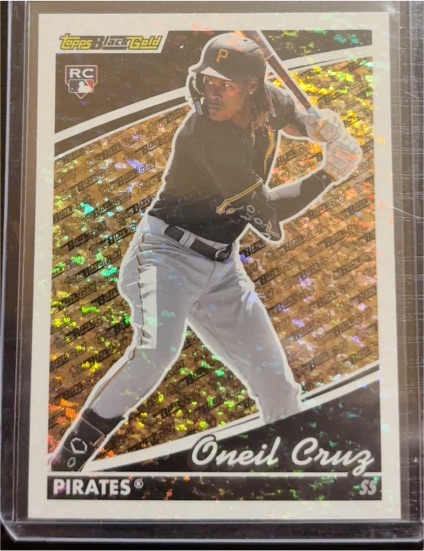 2022 Topps Update #BG-20 Oneil Cruz Topps Black Gold — front