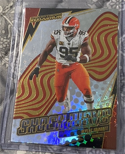 2025 Panini Revolution #13 Myles Garrett Shockwave — front