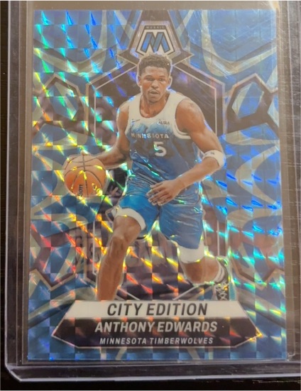 2023-24 Panini Mosaic City Edition #273 Anthony Edwards — front