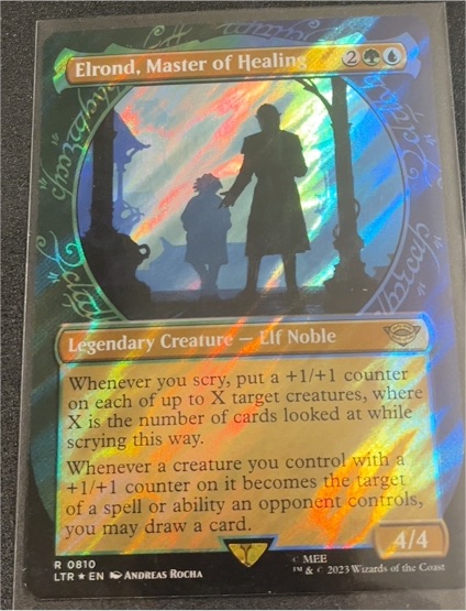 2023 Magic: The Gathering LTR #318 Elrond, Master of Healing — front