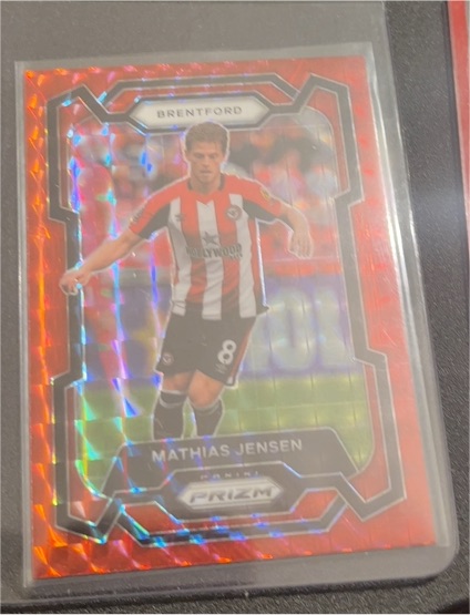 2023-24 Panini Prizm Premier League #150 Mathias Jensen — front