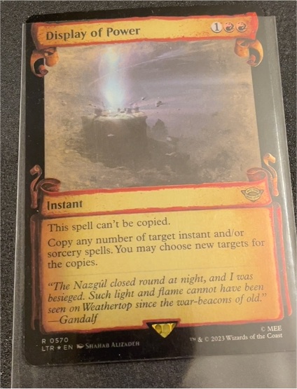 2023 Magic: The Gathering #570 Display of Power — front